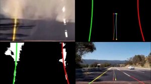 Lane detection pipeline | Steering prediction | C++ OpenCV | ~60FPS