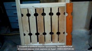 Как просто сделать дверь в беседку (How easy is it to make a door to a gazebo)