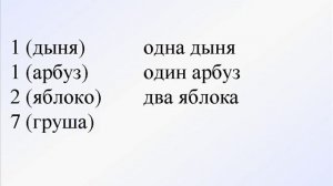 Русский с фруктами. 7-урок. Количество. РОДИТЕЛЬНЫЙ ПАДЕЖ. учим русский язык