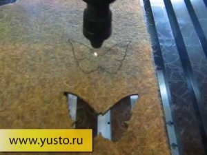 Резка натурального войлока на лазерном станке