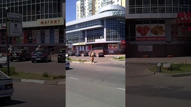 Танцующий бычок на улице Краснодара.