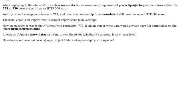 DevOps & SysAdmins: Apache mod_wsgi, Django and project file permissions смотреть онлайн