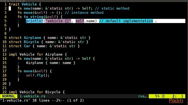 Building Reusable Code with Rust :  Exploring Traits  | packtpub.com