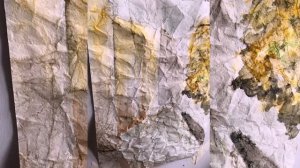 Мастер класс  Рисунок на мятой бумаге