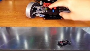 LEGO Technic RWD Drift Car Chassis. MOC