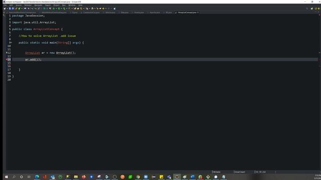 How to fix ArrayList .add methods in java