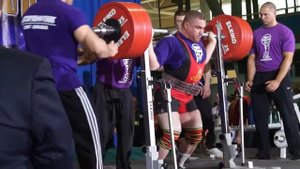 Иван Фрейдун   приседания 430 Ivan Freydun   squats 430