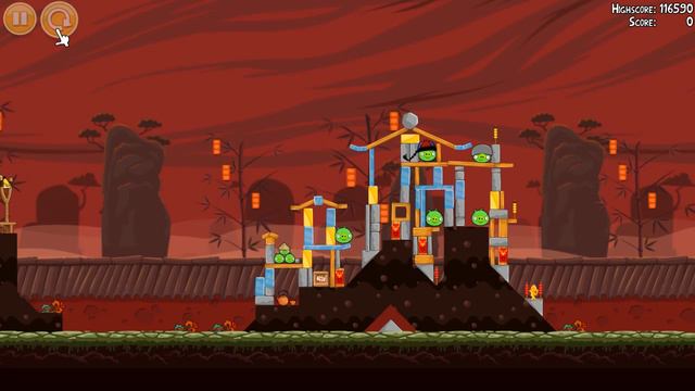 Angry Birds Seasons: Year Of The Dragon! Games 1st Round Level 11-15 смотреть онлайн