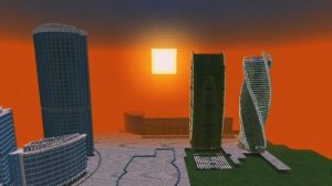 Moscow-city in Minecraft / Москва-сити в майнкрафте