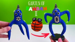 Новый монстр Паук Набнаб и Крутой Мяч из пластилина ► Garten of Banban 2 | ИЗИ Лепка