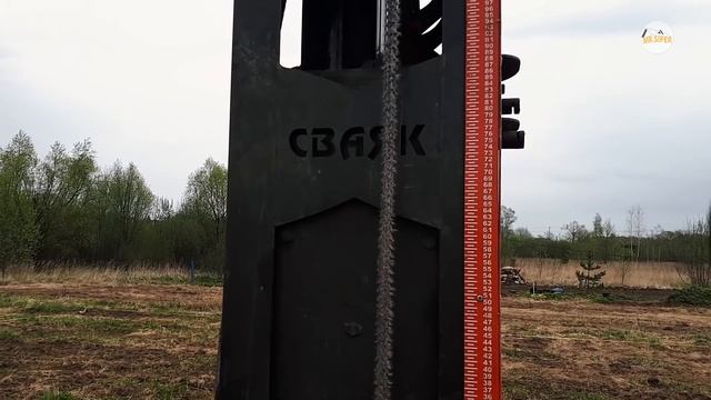 Фундамент из забивных бетонных свай для дома из сип панелей