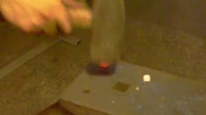 Кованый шарик из отходов.