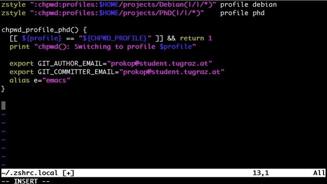 Rocking Zsh: directory specific shell profiles смотреть онлайн