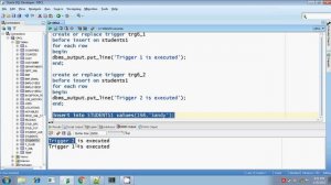 Oracle Row Level Triggers follows clause Session 8