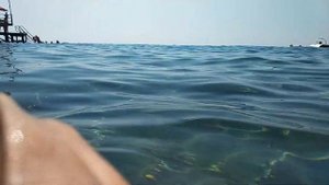 Кормим рыб в Алании отель Blue Fish 2018