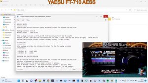 YAESU FT-710 USB Driver Install -Windows 10/11