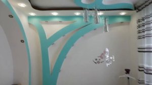 фигуры из гипсокартона в спальне
