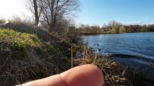 Спининг, щука, Орловский пруд весной - Стрельна