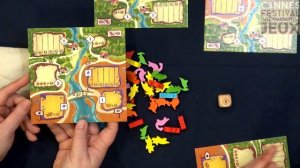 Draftosaurus — game overview at FIJ 2019 in Cannes