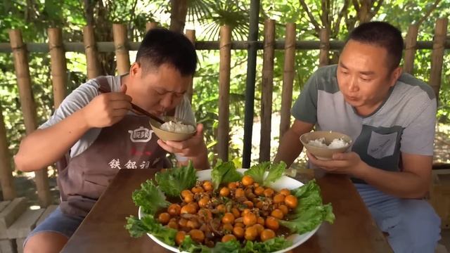 【美食合集】20颗鸡蛋，二弟做“肉炒蛋”，滑嫩鲜香一口下去满嘴爆汁｜Mukbang【鐵鍋視頻】
