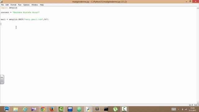 46. Python 3 İle SMTP Modülü ile Mail Gönderme Programlama ve Yazılım Dersleri смотреть онлайн