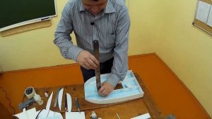 Модели своими руками. Глиссер из потолочки. 1 часть | ALNADO