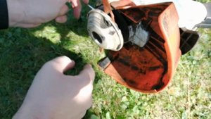 Аккумуляторный триммер Stihl FSA 45 - Как быстро скосить траву на участке - Ножи с AliExpress