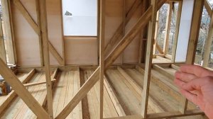 Как происходит установка фронтона дома? / Процесс строительства каркасного дома 6х6