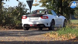 Abarth 124 SPIDER - "Record Monza" exhaust SOUND?!
