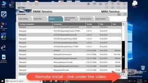 BMW Rheingold ISTA, INPA, E-Sys, ETK, ItoolRadar - Remote install car diagnostic programs