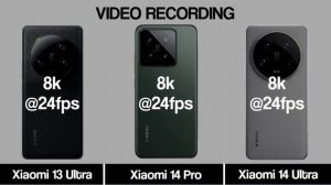 Xiaomi 13 Ultra Vs Xiaomi 14 Pro Vs Xiaomi 14 Ultra