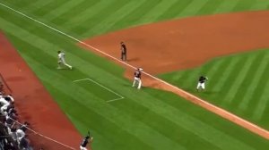 Cleveland Indians walks off on Brock Holt's error