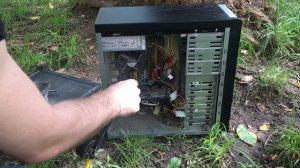 ПК с АВИТО за 1500р. Продувка автомобильным компрессором.