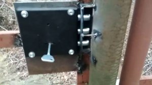 Установил замок на калитку из Петровича
