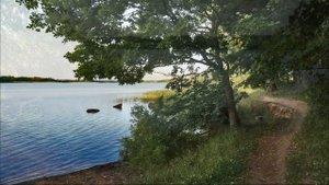 Из серии "Дело было вечером, делать было нечего:)"  Орлинское озеро, парк в Орлино.