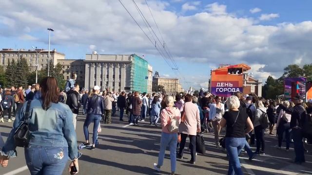День города #Новосибирск 126 лет Красный проспект смотреть онлайн