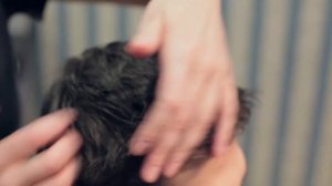 Укладка мужской стрижки с применением стайлинга