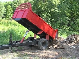 001 самодельный одноосный прицеп