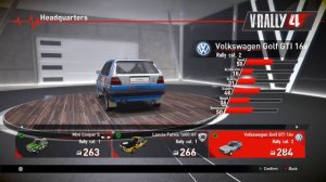 V-RALLY 4 - ALL Cars in Showroom