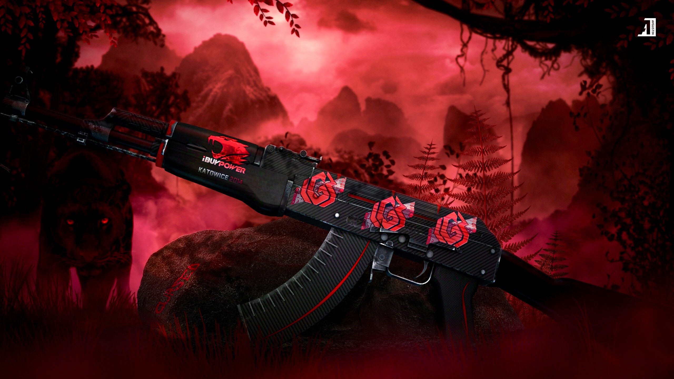 Ak red cs go фото 21