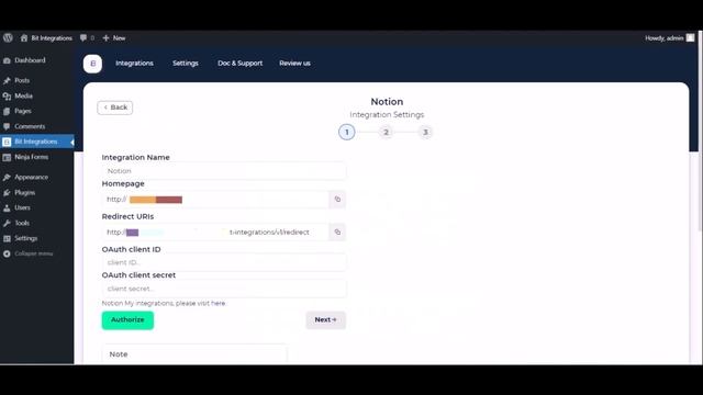 (Free) Integrating Ninja Forms with Notion | Step-by-Step Tutorial | Bit Integrations