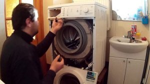 Как поменять ТЭН на стиральной машинке Bosch! Самый простой вариант. Часть 2.