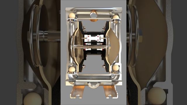 how do NUODEAN air operated double diaphragm pump work?