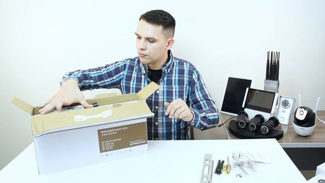 Комплектация биометрического замка HDcom SL-K-889 Smart-WiFi