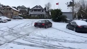 BMW 740i E38 Snow Drift Performance | BMW 740i E38 Karda Drift Performansı | 7 Series | 7.40i