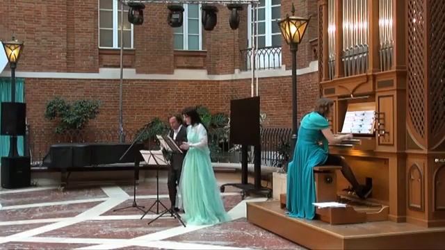 Елизавета Канаузова(сопрано),Алексей Балашов(гобой), Юлия Иконникова(орган).Бах 