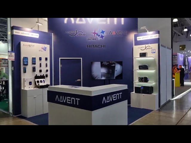 Our shiny ADVENT SYSTEMS booth at Securika 2024 exhibition | EVERPROGRESSIVE