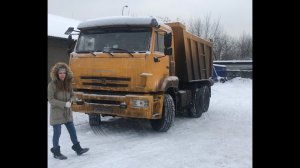 Камаз тягач переделали в самосвал
