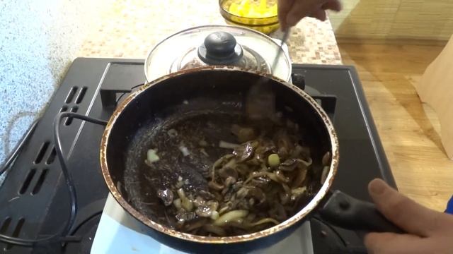 Готовим на 100 рублей. Пирог с картофелем и грибами. смотреть онлайн