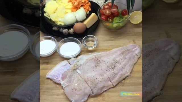 Рыба палтус в фольге с овощами / Рыба к новогоднему столу / Сочная рыба с овощами